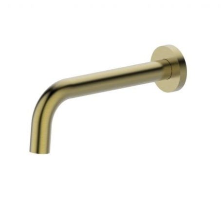 morgan rund basin/bath spout 200mm, brushed gold