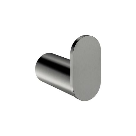 curvae single robe hook, pvd shadow gunmetal