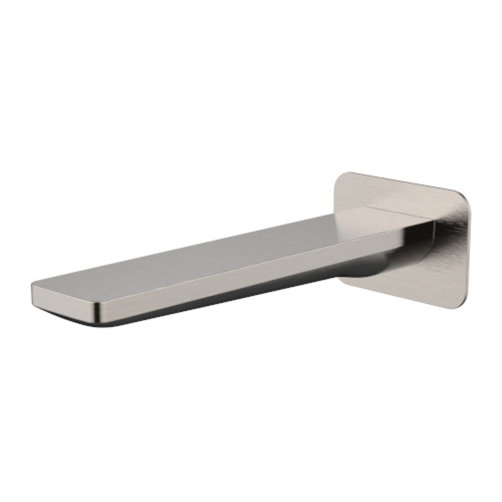jenex bath spout, brushed nickel