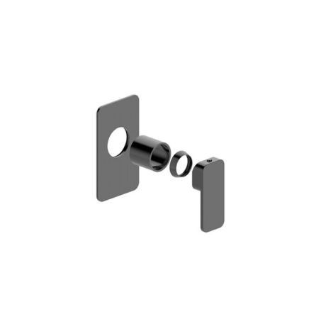 kasten shower/bath mixer trim kit only, gun metal