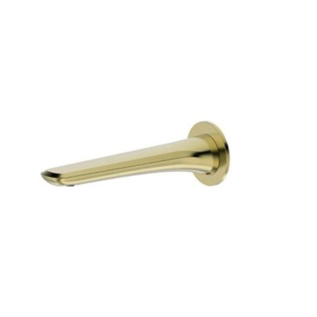 morgan rund bath/basin spout 200mm, brushed gold