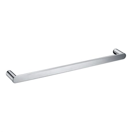 ss rund single towel rail 800mm, chrome
