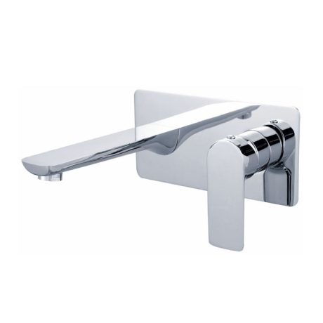luxus basin/bath wall mixer with 180mm spout, chrome