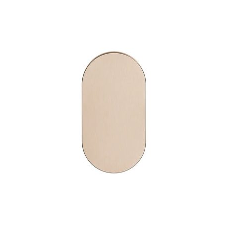 curvae single robe hook, champagne
