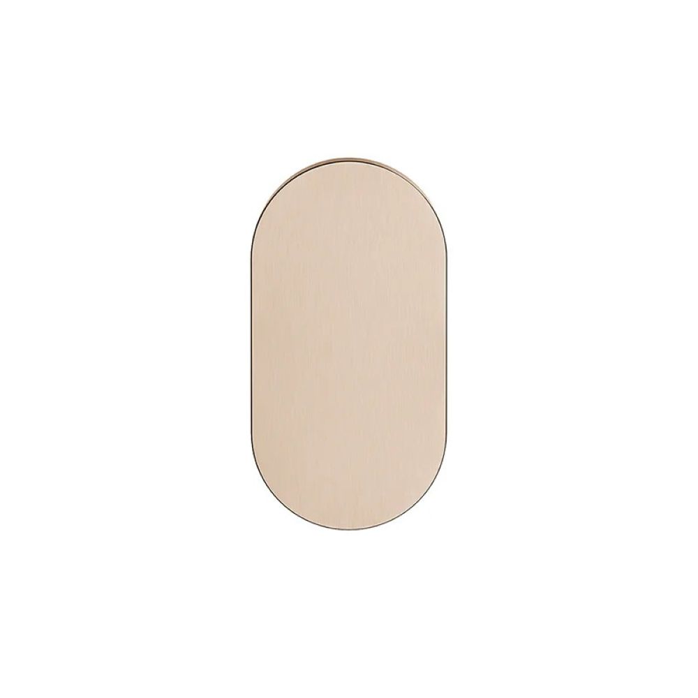 curvae single robe hook, champagne