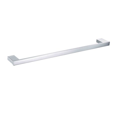 ss eckig single towel rail, chrome 800mm