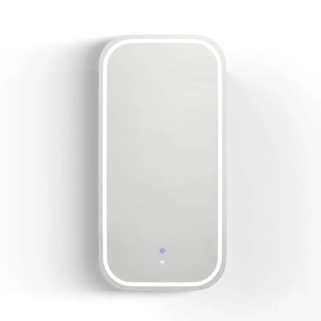 newport led shaving cabinet, white premium edition 900 x 450mm