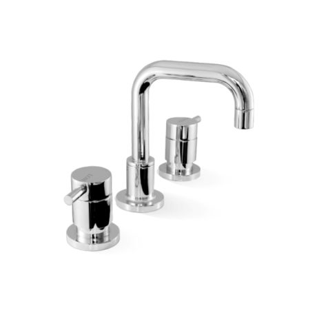 elle basin 3 piece basin set, chrome