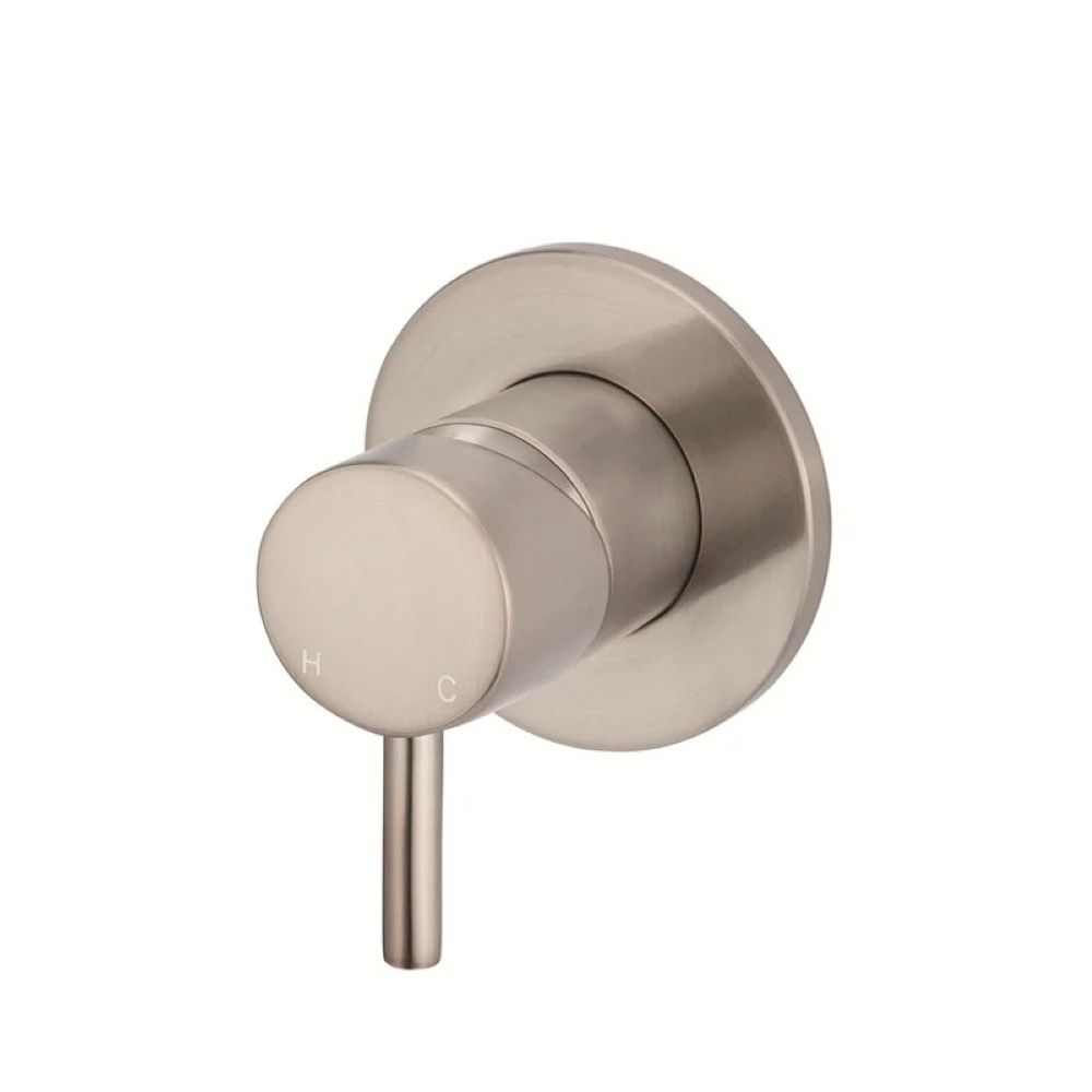 round wall mixer short pin lever trim kit only, champagne