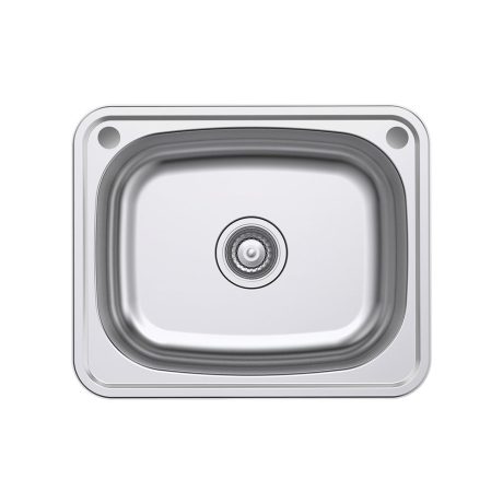 traditionel 35l laundry sink drop in, stainless steel