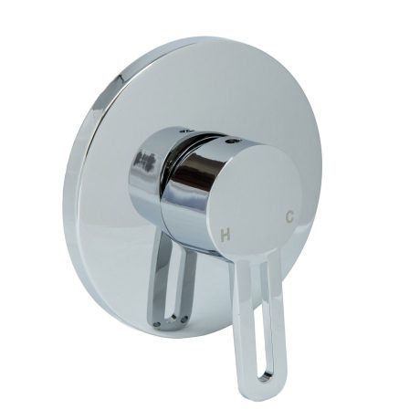 psm round wall mixer, chrome