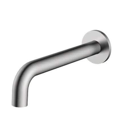 morgan rund basin/bath spout 200mm, brushed nickel