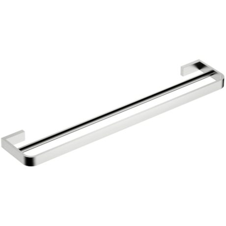 inis double towel rail, brushed nickel 800mm