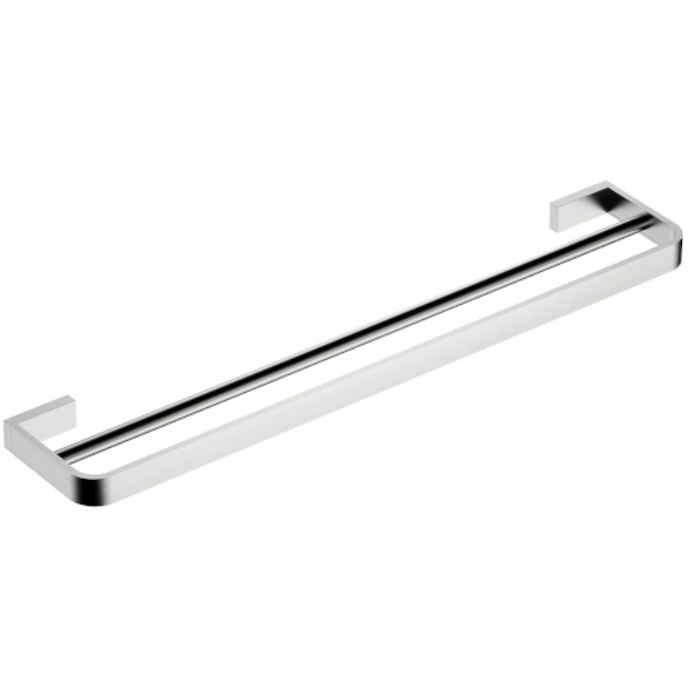 inis double towel rail, brushed nickel 800mm