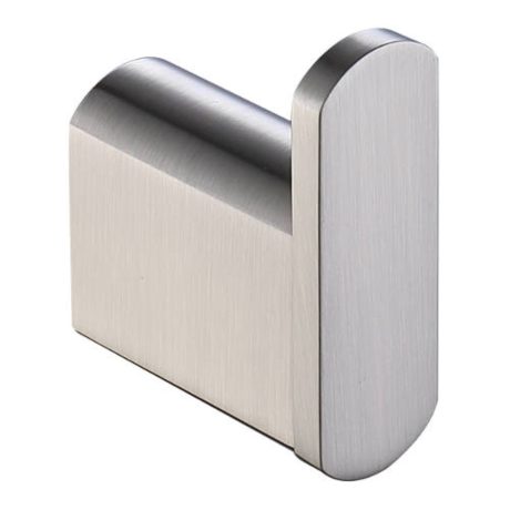 zoya robe hook, brushed nickel