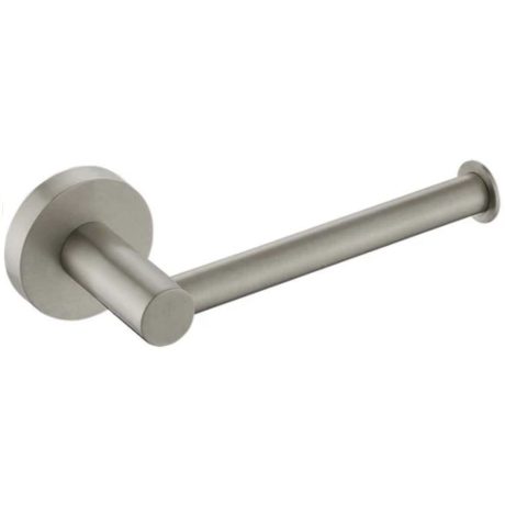 choice round toilet roll holder, brushed nickel