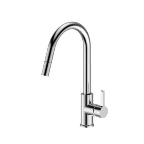 morgan rund swivel pull out sink mixer, brushed nickel