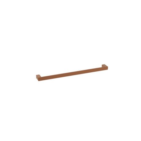 kasten single towel rail, brushed bronze 600mm