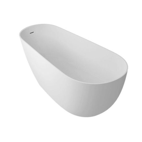 daydream freestanding solid surface bath, matte white 1700mm