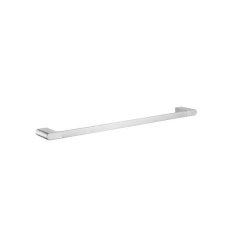 kompakt rund single towel rail, brushed nickel 800mm