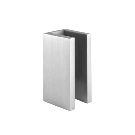 solid brass shower screen u bracket pair, chrome