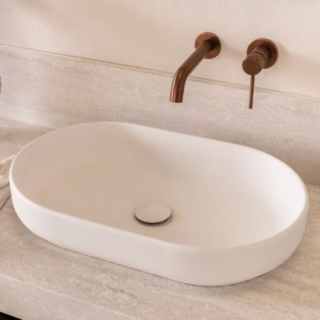 marilyn above counter basin, gloss white