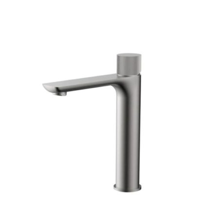 qi luxus progressive tower mixer, brushed nickel