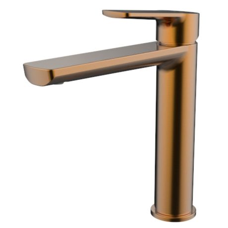 akemi mid rise vessel mixer, pvd rosa
