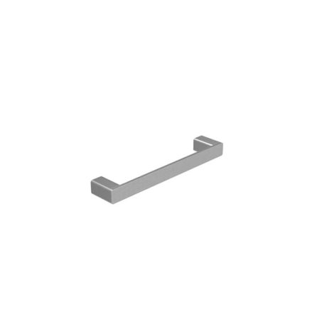 kasten single towel rail, brushed nickel 250mm
