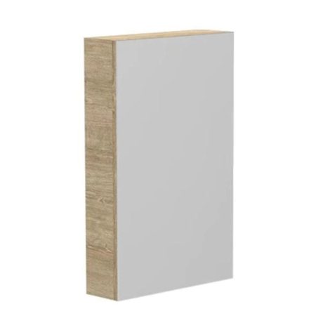 legna mirror shaving cabinet, natural oak 0450mm