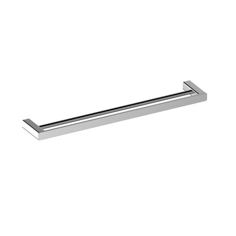 kasten double towel rail, chrome 600mm