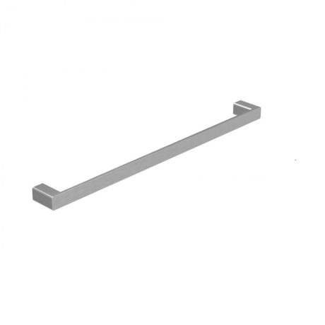kasten single towel rail, brushed nickel 600mm