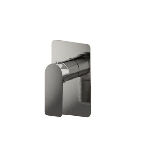 luxus shower mixer, brushed nickel