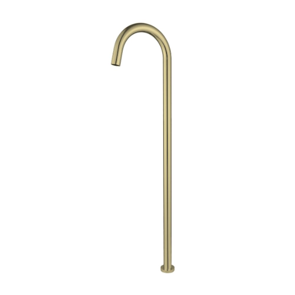 star freestanding bath spout, pvd brushed bronze