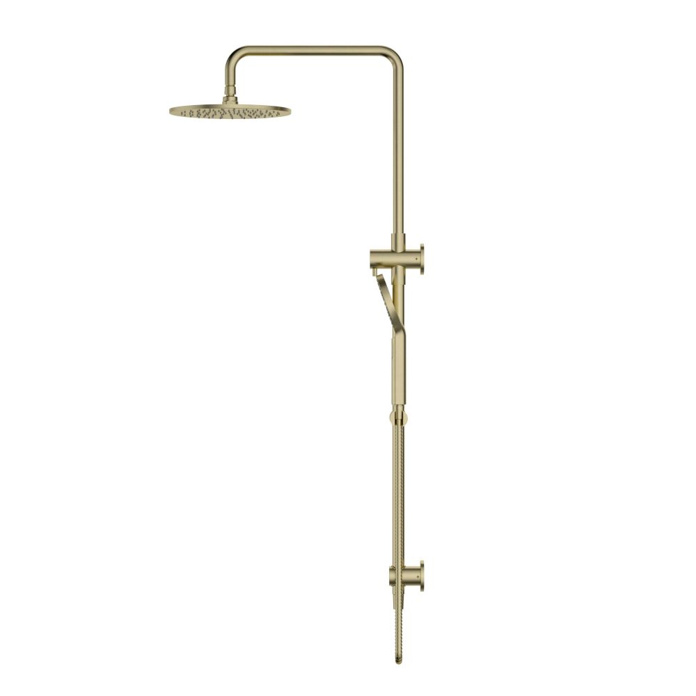 star luxury shower 2 in 1 column set, brushed bronze