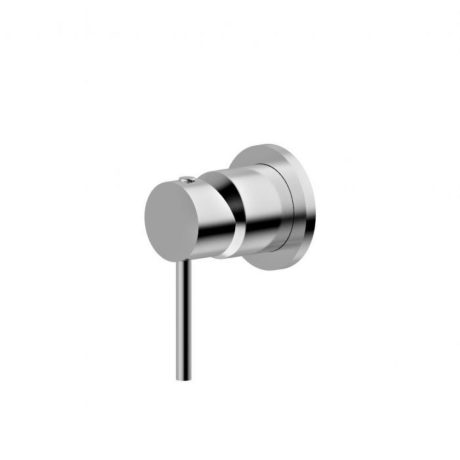 morgan rund shower/ bath mixer, brushed nickel