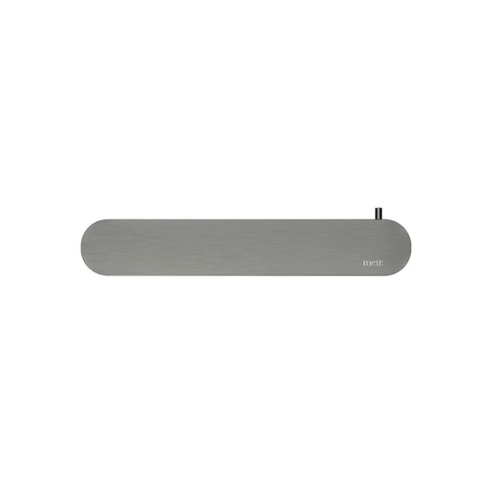 curvae toilet roll holder, pvd shadow gunmetal