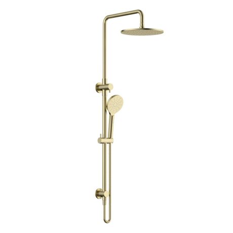 star luxury shower 2 in 1 column set, brushed bronze