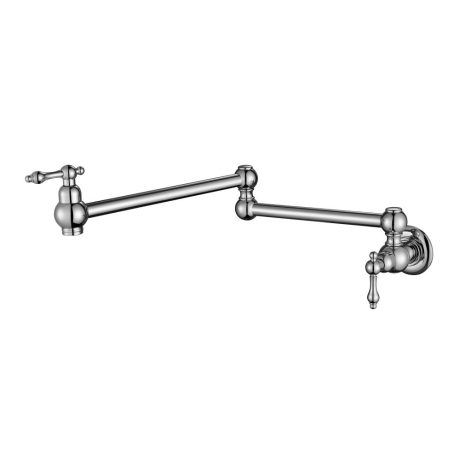 bordeaux kitchen pot filler, electroplated chrome