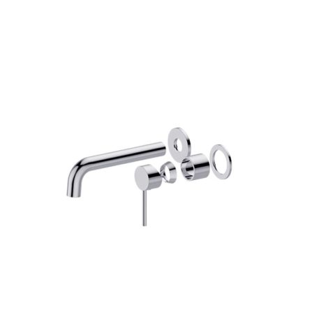 morgan rund wall basin/bath mixer set trim kit, chrome