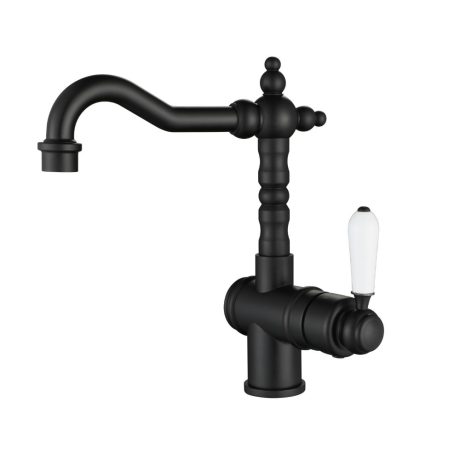 bordeaux high rise basin mixer, matte black