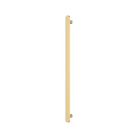 empire slim vertical heated towel rail, 60 x 900mm, pvd urban brass
