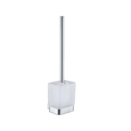 ss eckig toilet brush holder, chrome