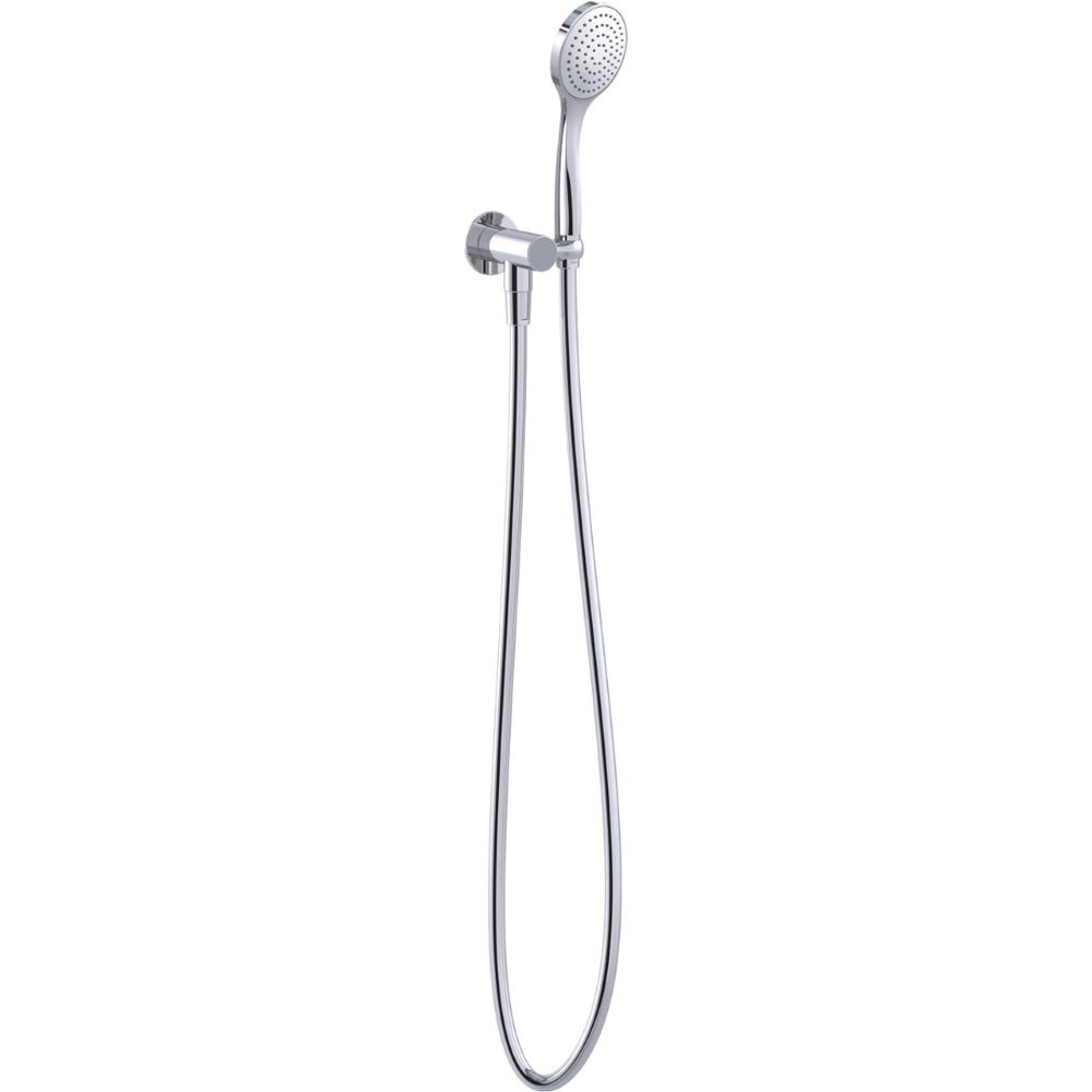 steamjet handheld shower wall outlet bracket kit wels 4 star 6.5l/min, chrome