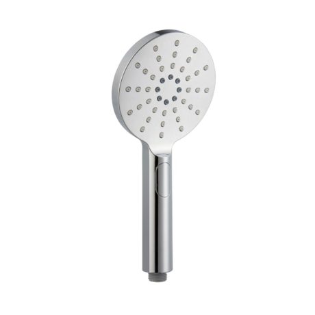 round handheld shower head 3 spray, chrome
