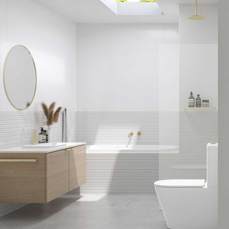 limni 135 inset island bath no overflow, gloss white