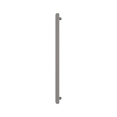 empire slim vertical heated towel rail, 60 x 900mm, pvd gun metal