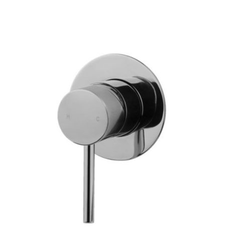 rund bath/shower mixer, chrome