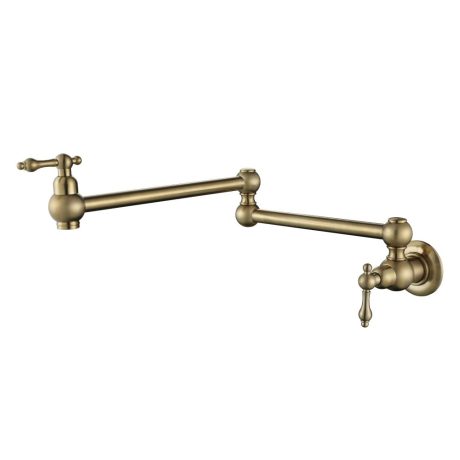 bordeaux kitchen pot filler, brushed bronze
