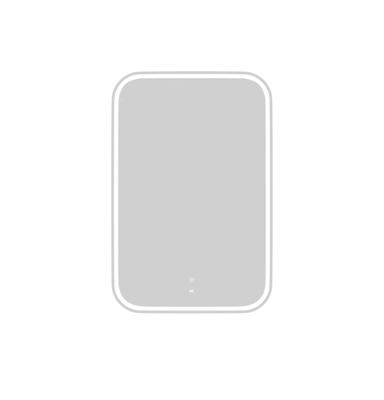 led newport frameless mirror install horizontal or vertical 0900(h)x0600(w)
